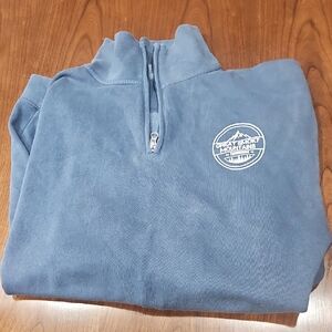 Vintage Quarter Zip Blue  Sweater